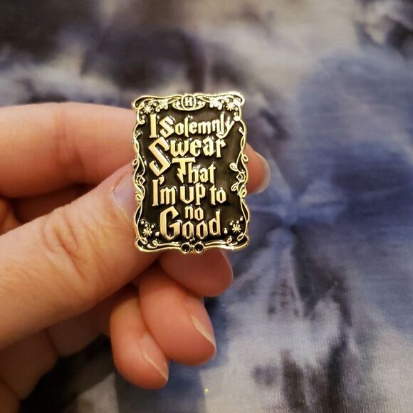 👣 I solemnly swear, Harry Potter enamel pin - Picture 2 of 2
